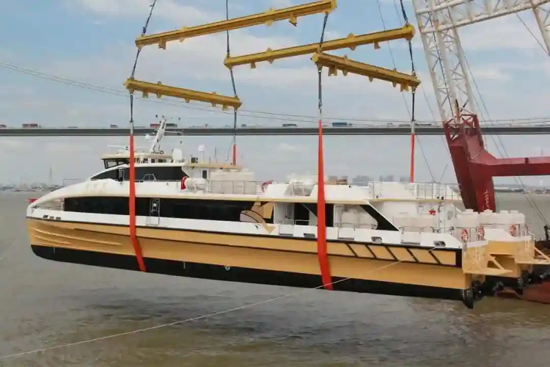 China’s First Fully Carbon Fiber High-Speed Passenger Vessel Set For Launch