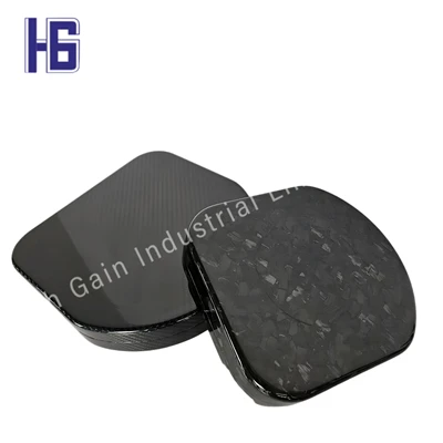 Carbon Fiber Jewelry Box Oval Shaped